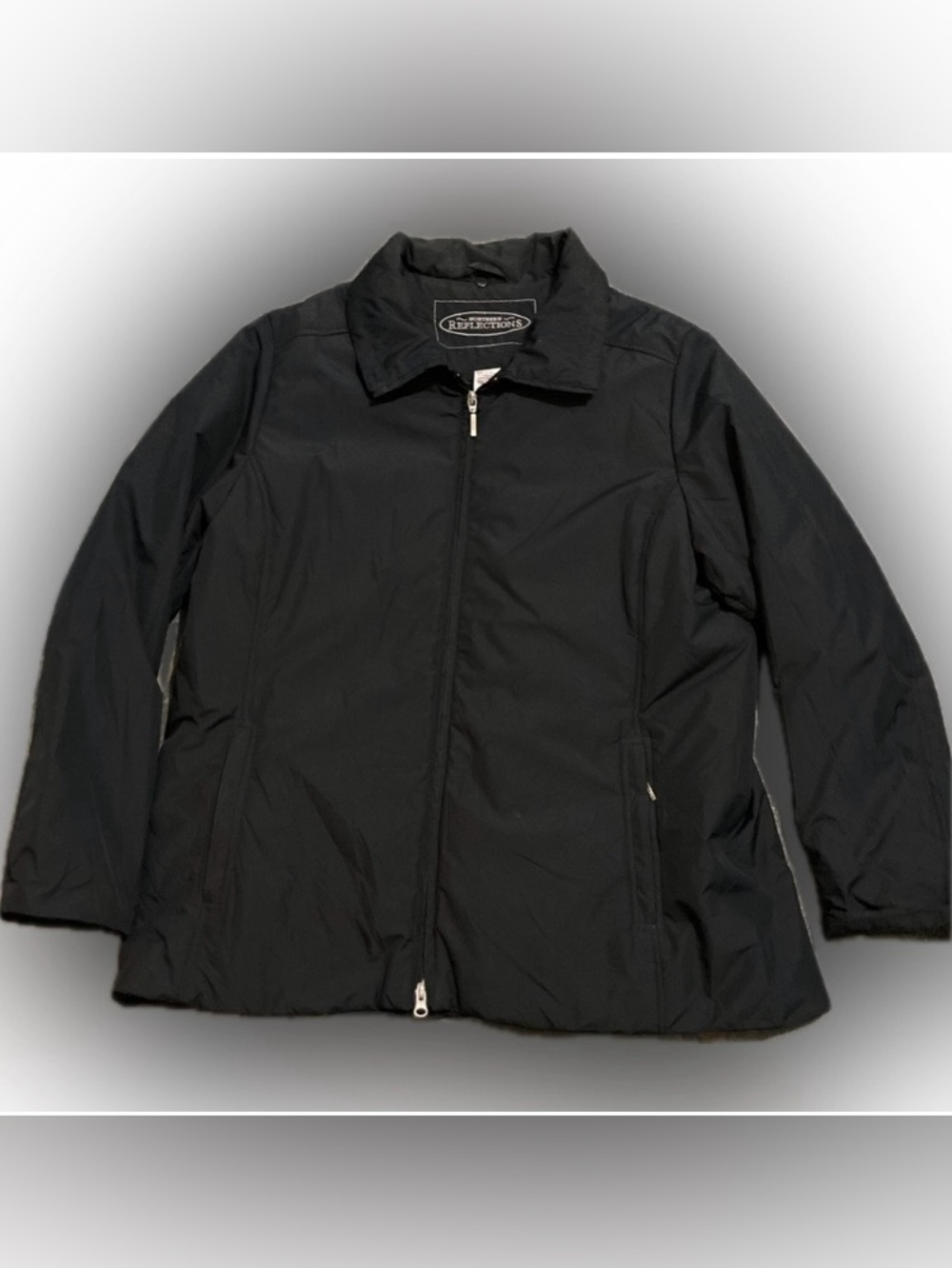 Northern Reflections Black Lightweight Puffer Jacket Women’s Size XL
